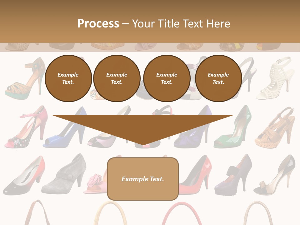 Ladies Shoes And Bags PowerPoint Template