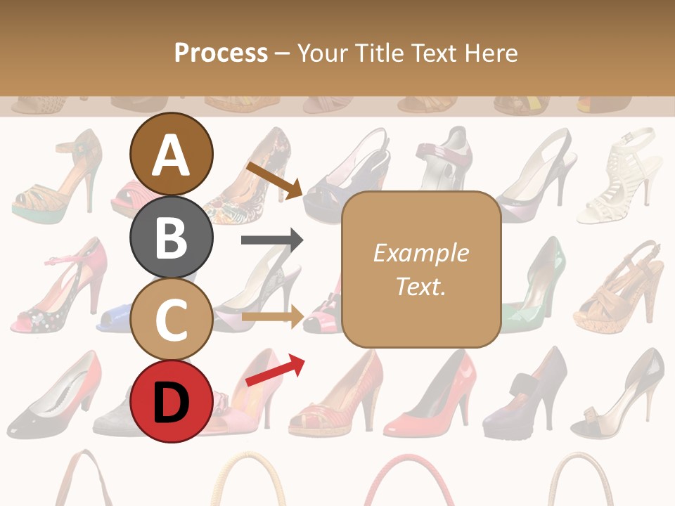Ladies Shoes And Bags PowerPoint Template