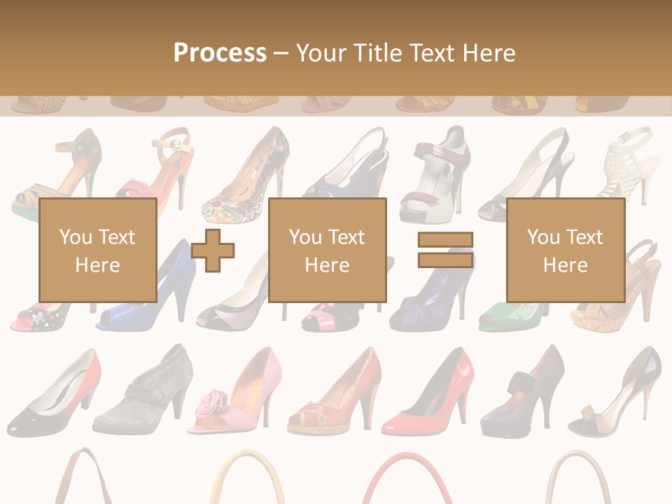 Ladies Shoes And Bags PowerPoint Template