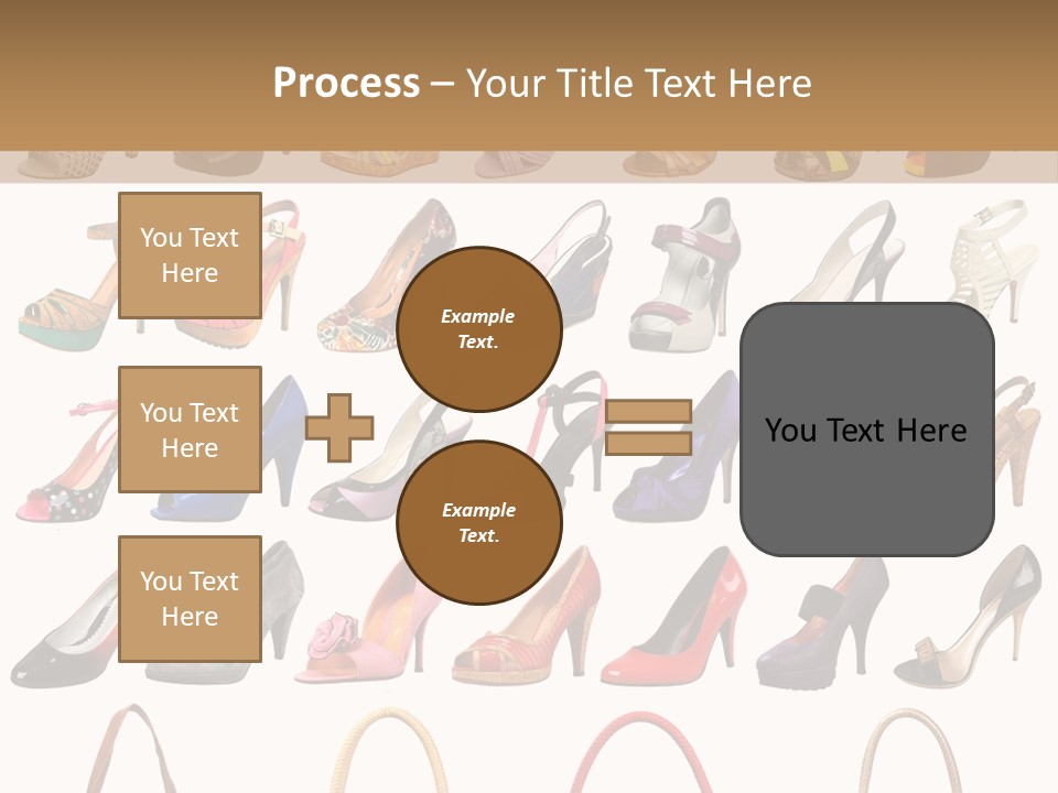 Ladies Shoes And Bags PowerPoint Template
