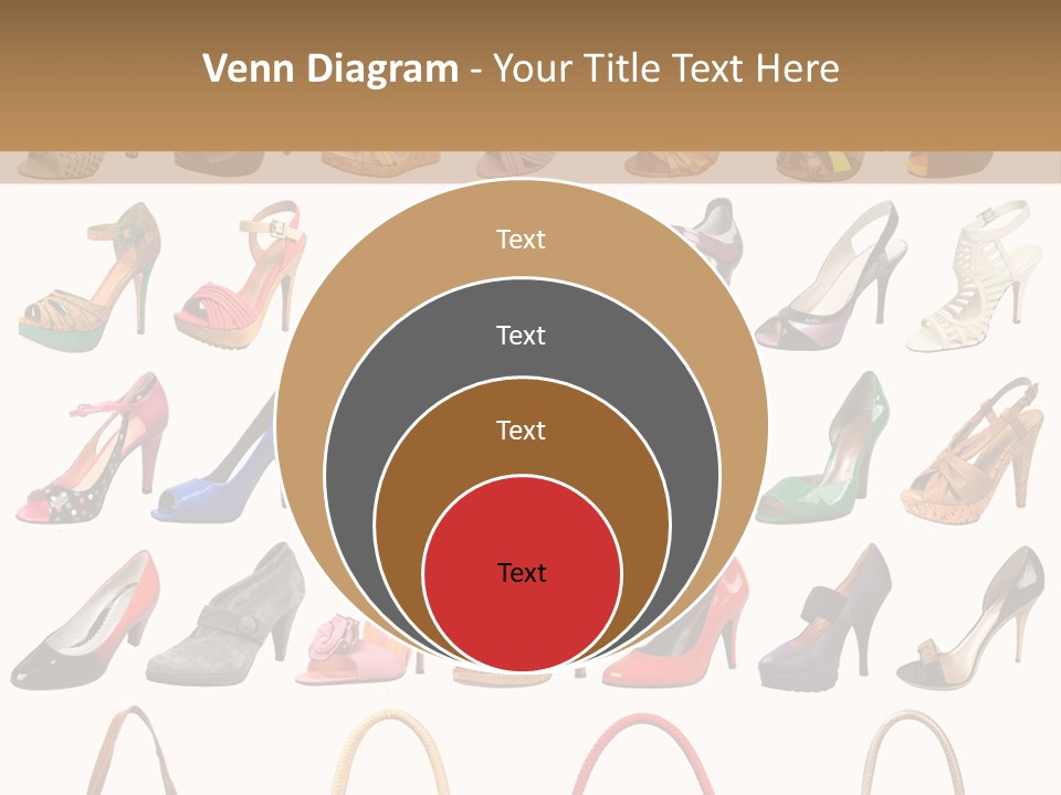 Ladies Shoes And Bags PowerPoint Template