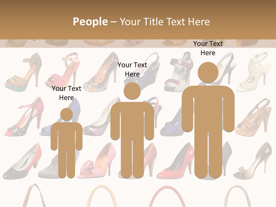 Ladies Shoes And Bags PowerPoint Template