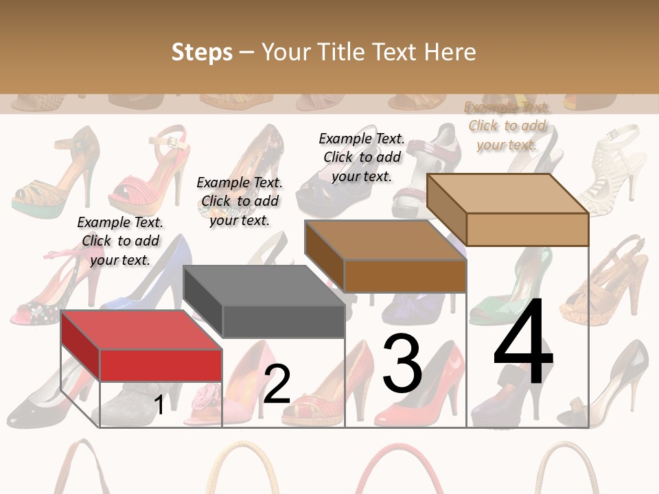 Ladies Shoes And Bags PowerPoint Template