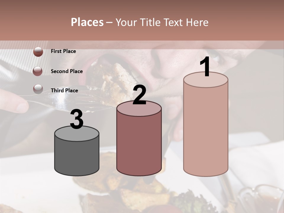 Gathering Objects Healthy PowerPoint Template