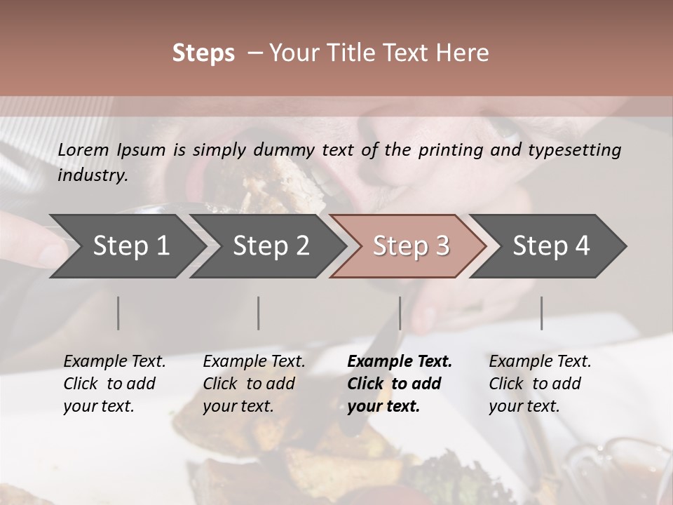 Gathering Objects Healthy PowerPoint Template