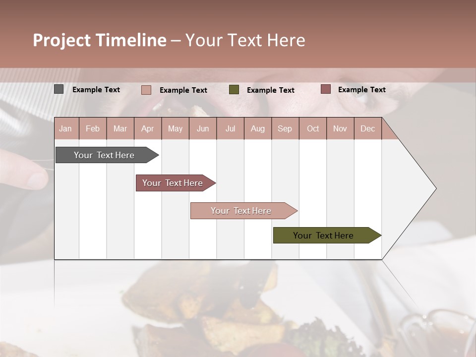 Gathering Objects Healthy PowerPoint Template