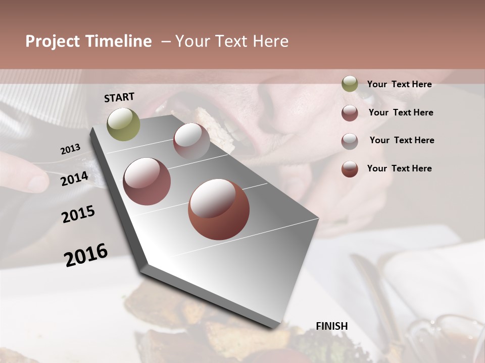 Gathering Objects Healthy PowerPoint Template