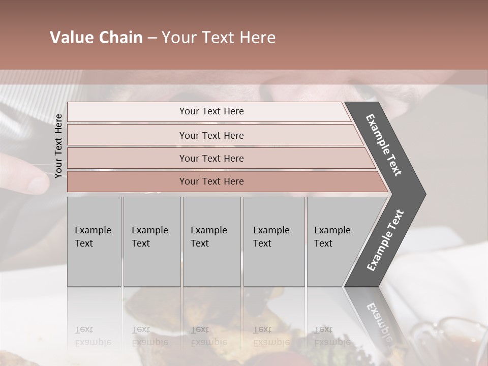 Gathering Objects Healthy PowerPoint Template