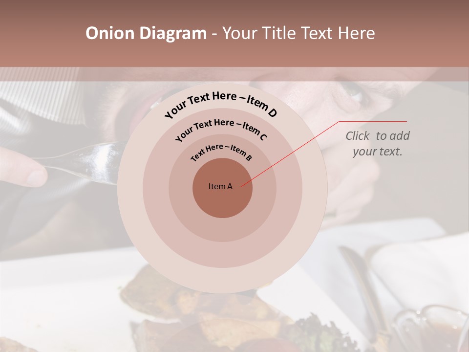 Gathering Objects Healthy PowerPoint Template