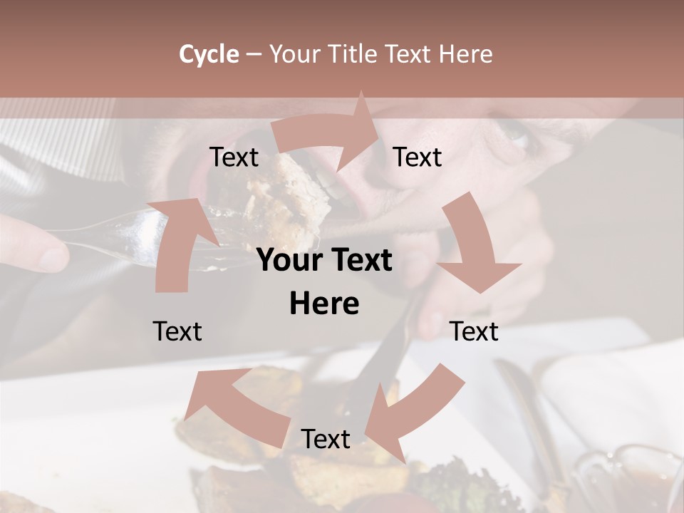Gathering Objects Healthy PowerPoint Template