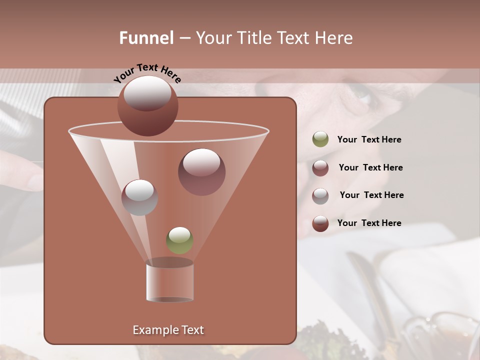 Gathering Objects Healthy PowerPoint Template