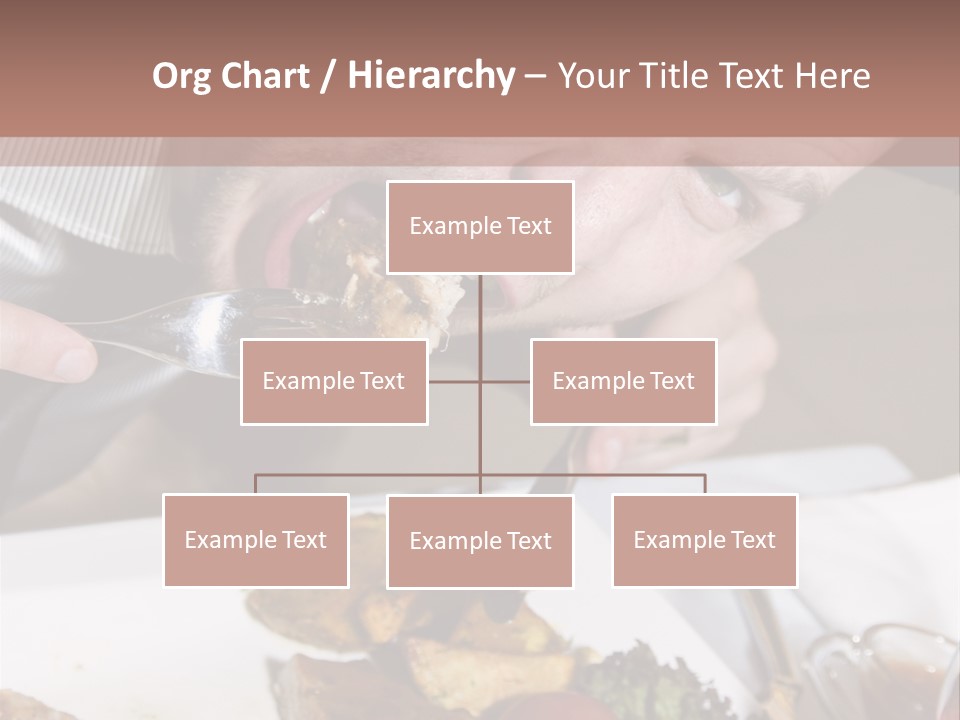 Gathering Objects Healthy PowerPoint Template