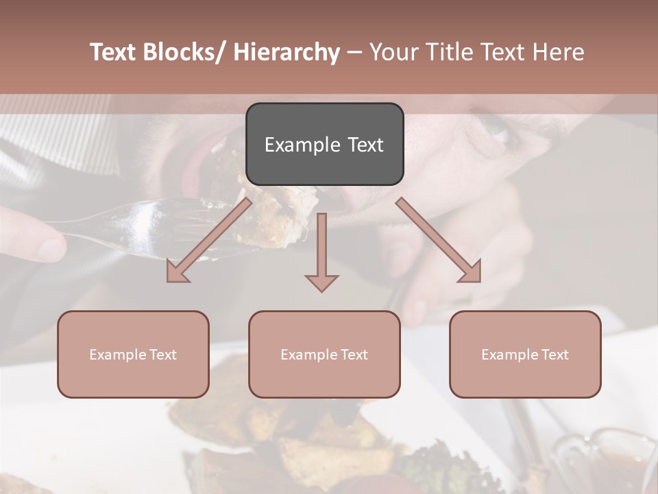 Gathering Objects Healthy PowerPoint Template