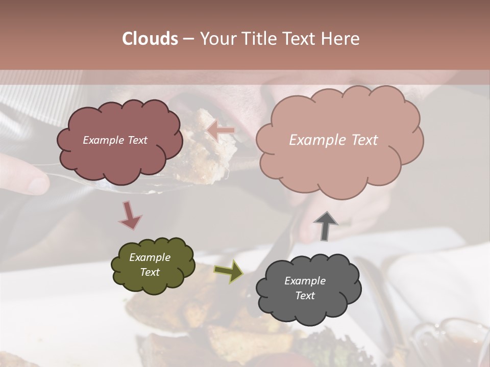 Gathering Objects Healthy PowerPoint Template