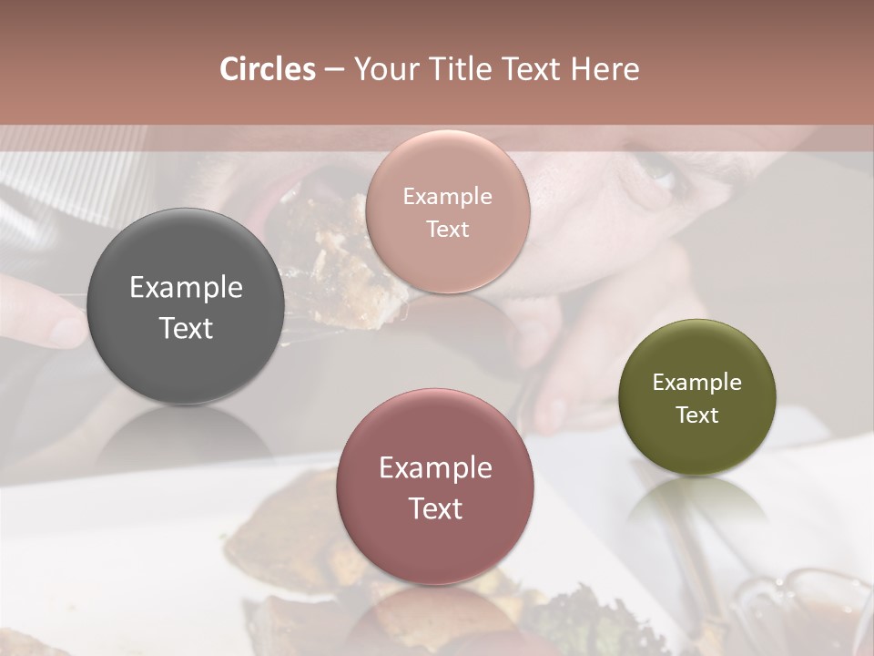 Gathering Objects Healthy PowerPoint Template