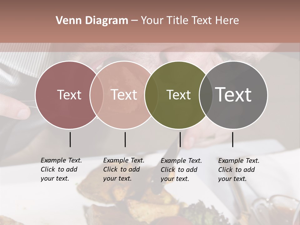 Gathering Objects Healthy PowerPoint Template
