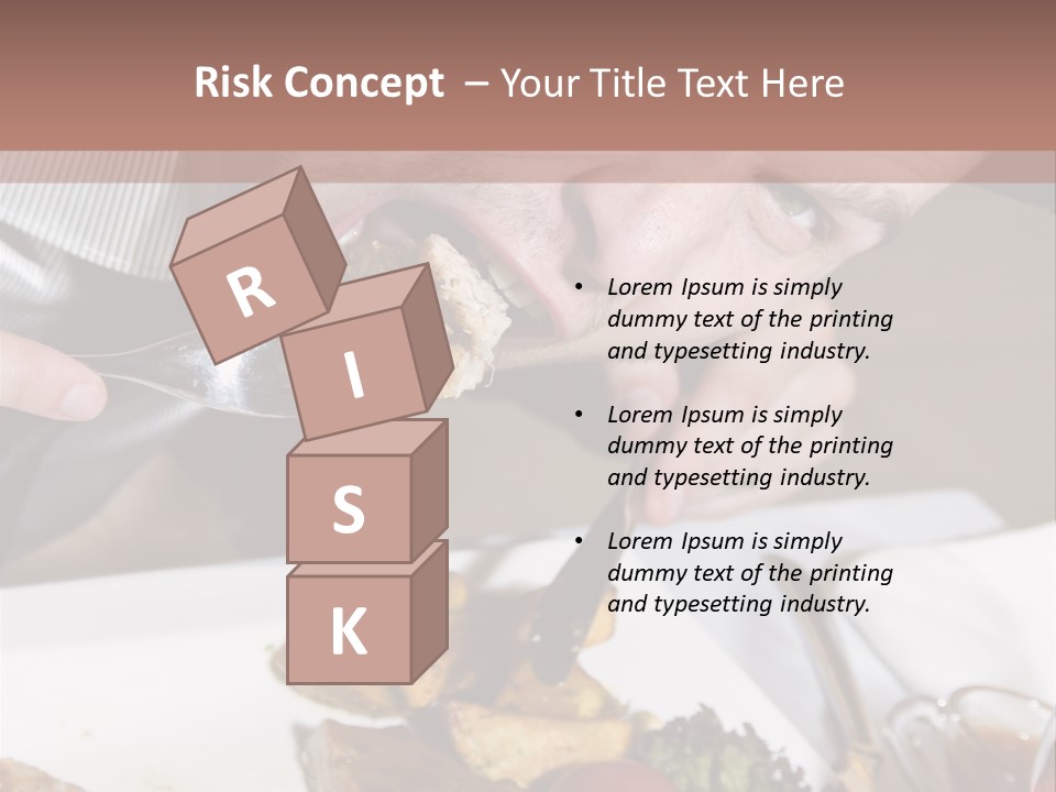 Gathering Objects Healthy PowerPoint Template