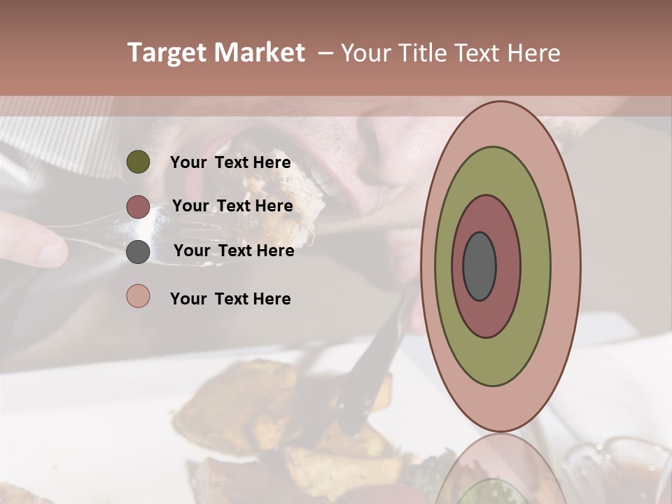 Gathering Objects Healthy PowerPoint Template