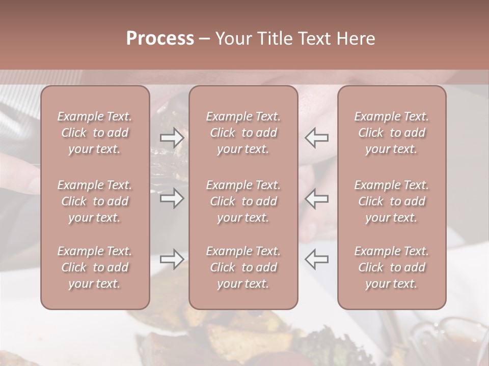 Gathering Objects Healthy PowerPoint Template