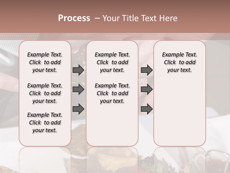 Gathering Objects Healthy PowerPoint Template
