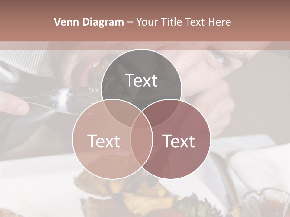 Gathering Objects Healthy PowerPoint Template