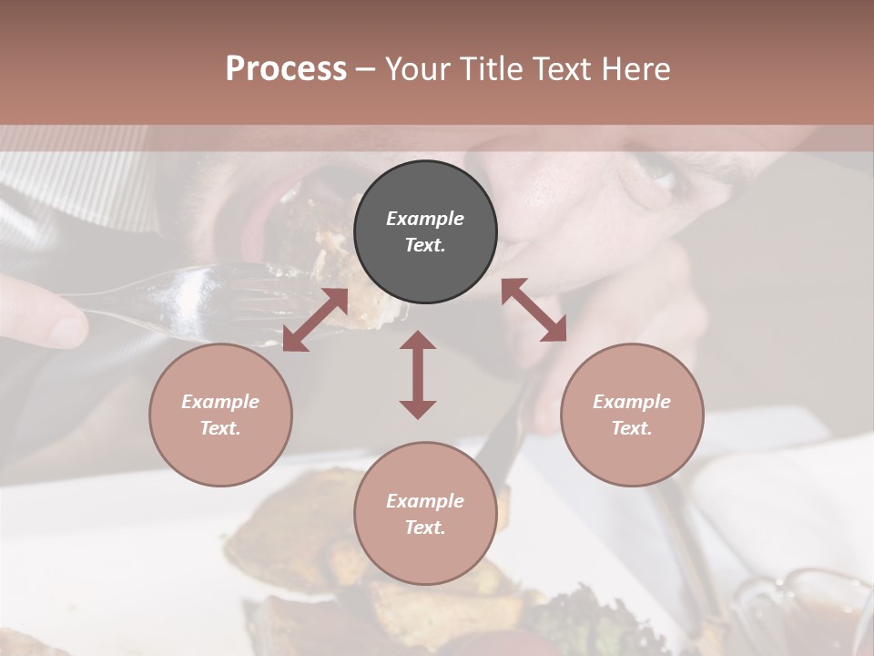 Gathering Objects Healthy PowerPoint Template