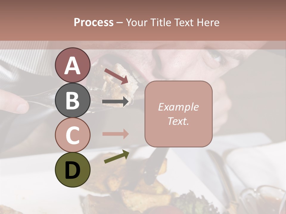 Gathering Objects Healthy PowerPoint Template