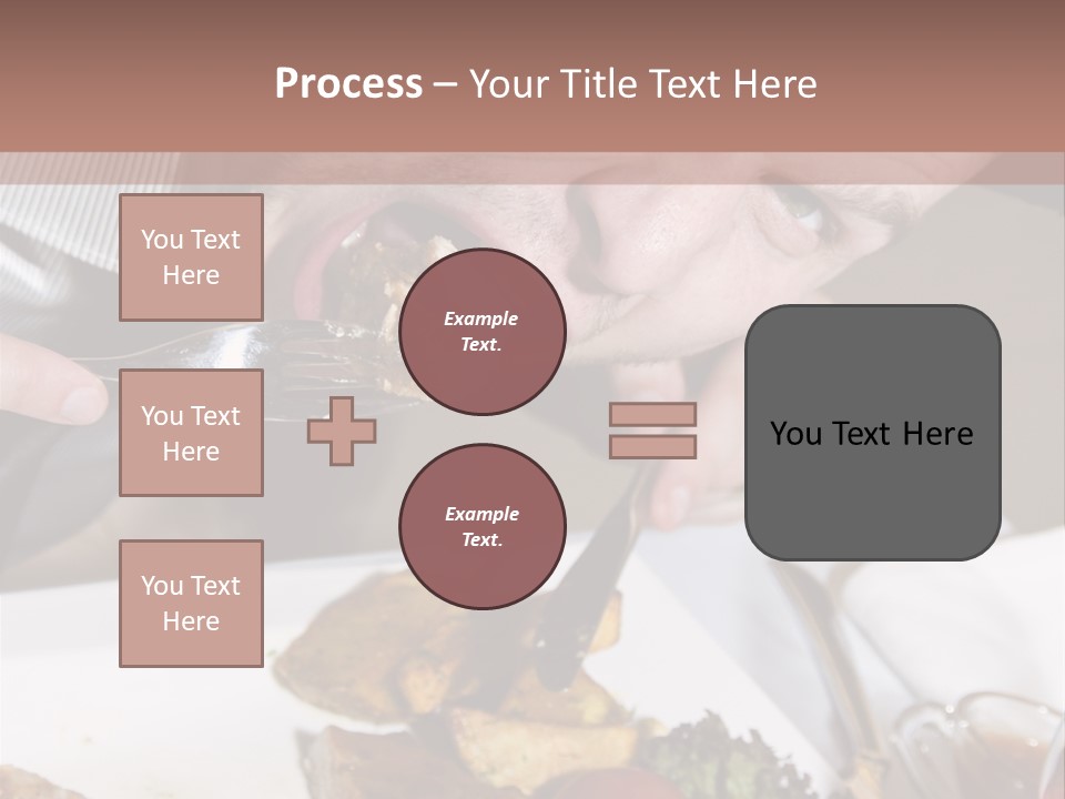 Gathering Objects Healthy PowerPoint Template