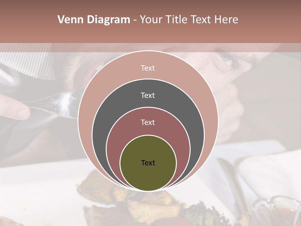 Gathering Objects Healthy PowerPoint Template