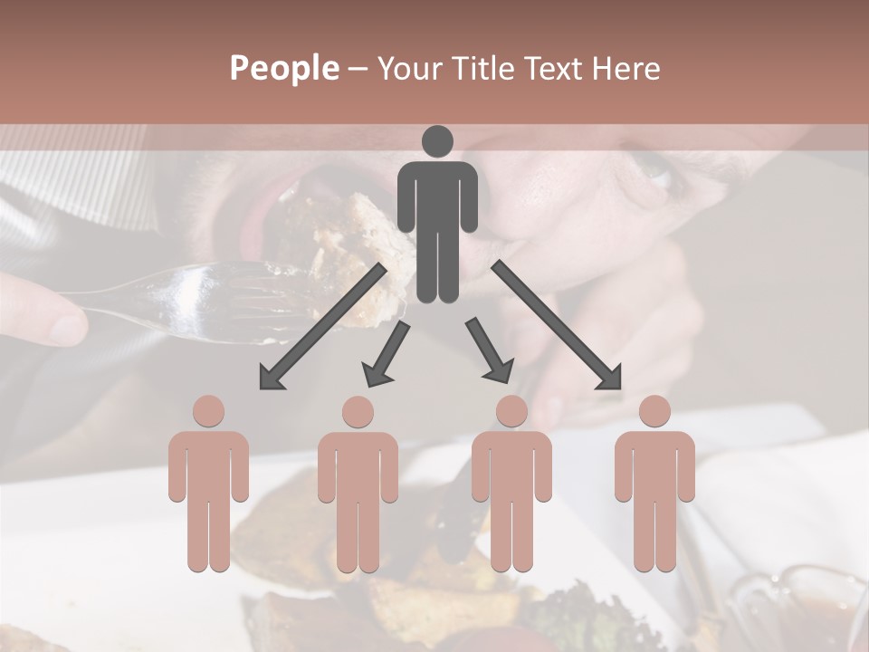 Gathering Objects Healthy PowerPoint Template