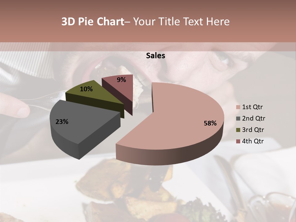 Gathering Objects Healthy PowerPoint Template