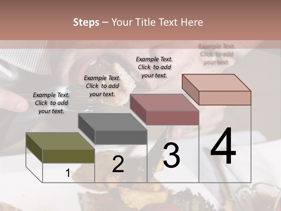 Gathering Objects Healthy PowerPoint Template