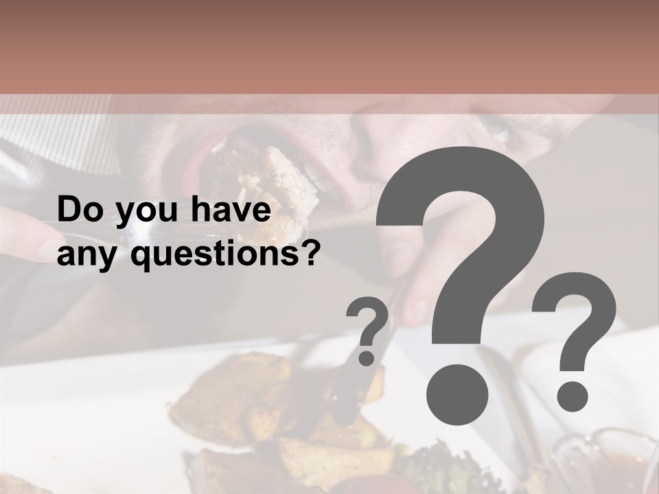 Gathering Objects Healthy PowerPoint Template