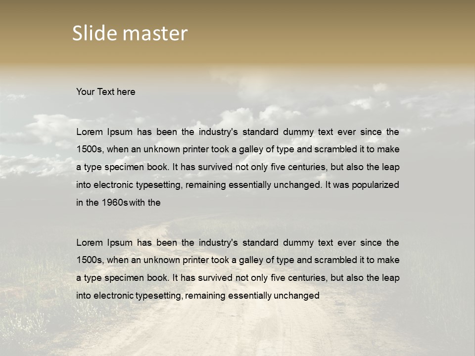 Storm Clouds PowerPoint Template