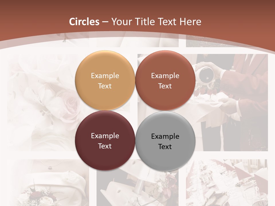 Champagne Veil Pearl PowerPoint Template