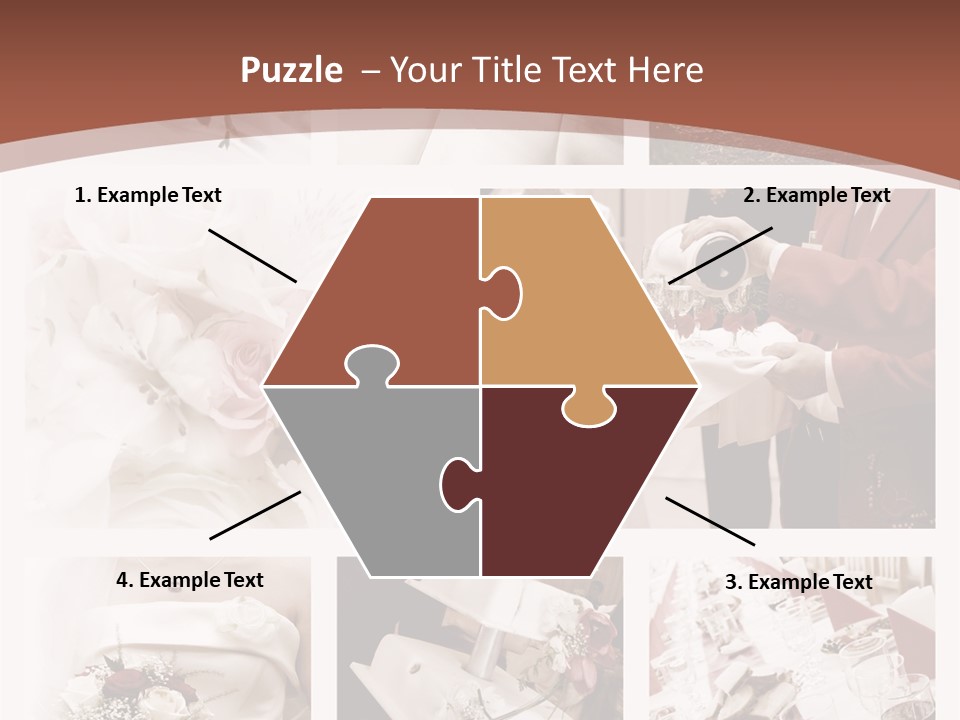 Champagne Veil Pearl PowerPoint Template