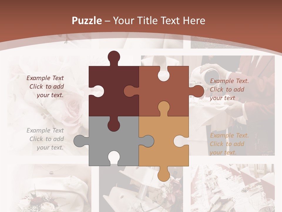 Champagne Veil Pearl PowerPoint Template