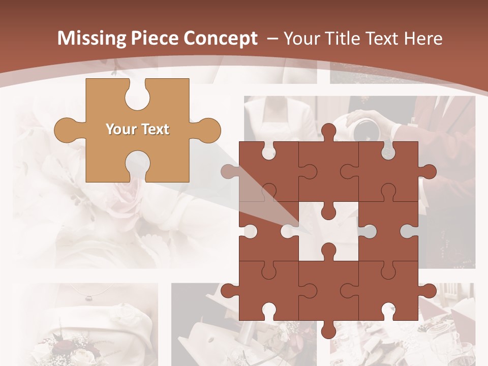 Champagne Veil Pearl PowerPoint Template