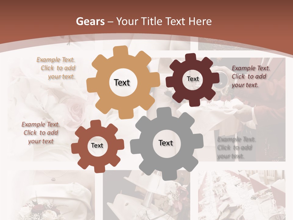 Champagne Veil Pearl PowerPoint Template