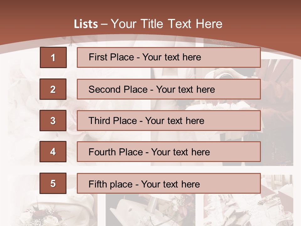 Champagne Veil Pearl PowerPoint Template