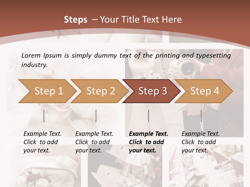 Champagne Veil Pearl PowerPoint Template