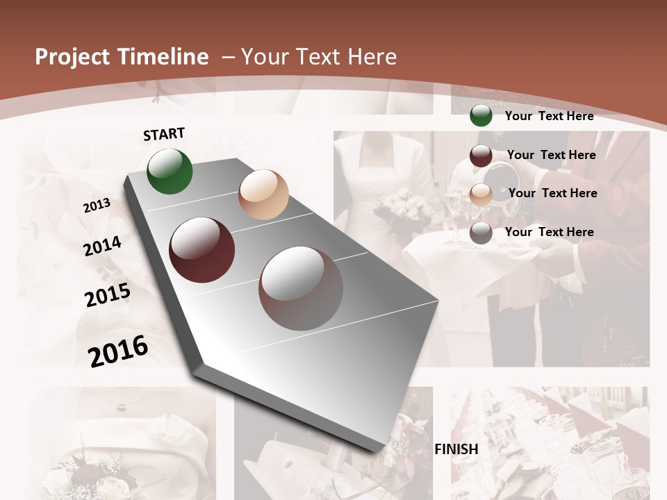 Champagne Veil Pearl PowerPoint Template