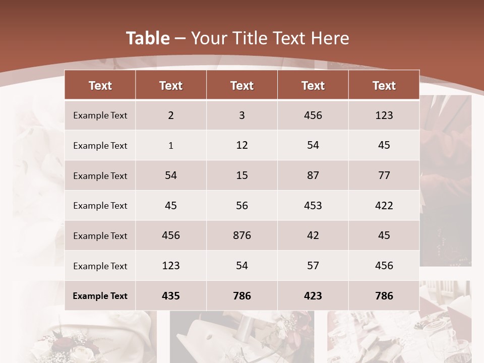 Champagne Veil Pearl PowerPoint Template