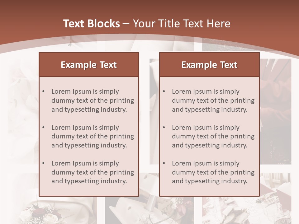 Champagne Veil Pearl PowerPoint Template