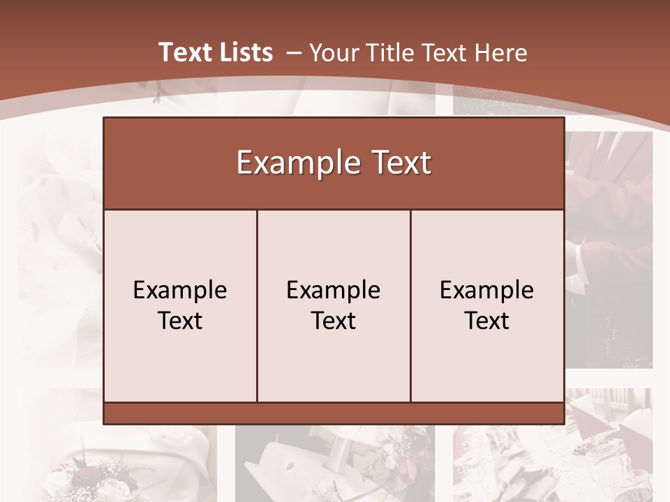 Champagne Veil Pearl PowerPoint Template