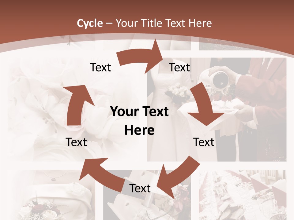 Champagne Veil Pearl PowerPoint Template