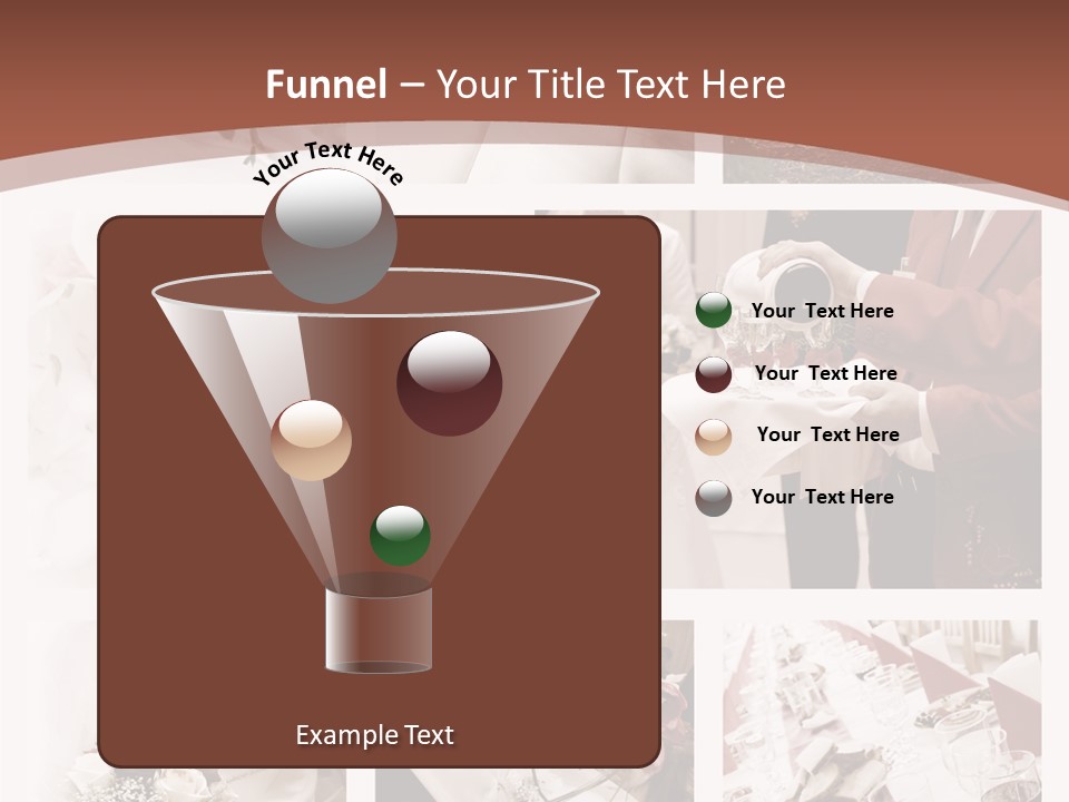 Champagne Veil Pearl PowerPoint Template