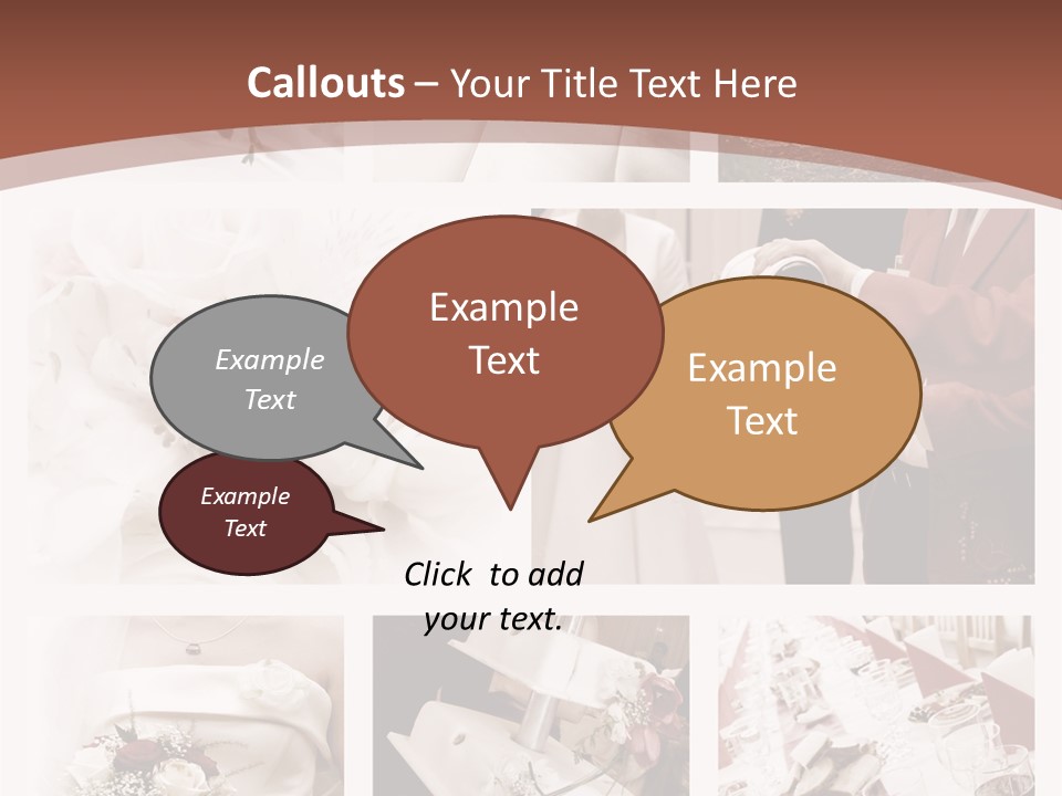 Champagne Veil Pearl PowerPoint Template