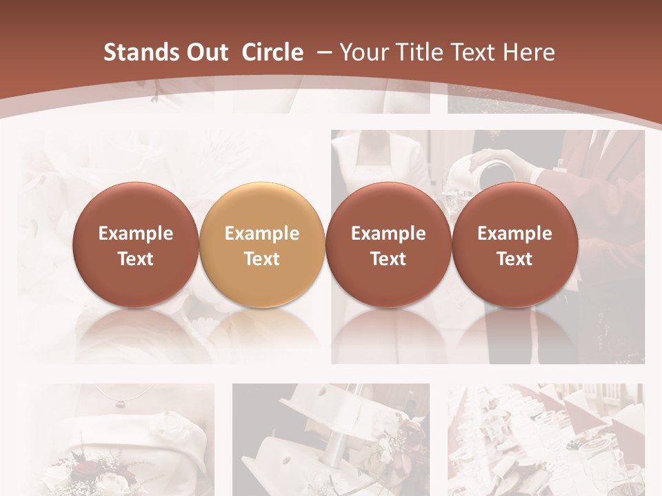 Champagne Veil Pearl PowerPoint Template