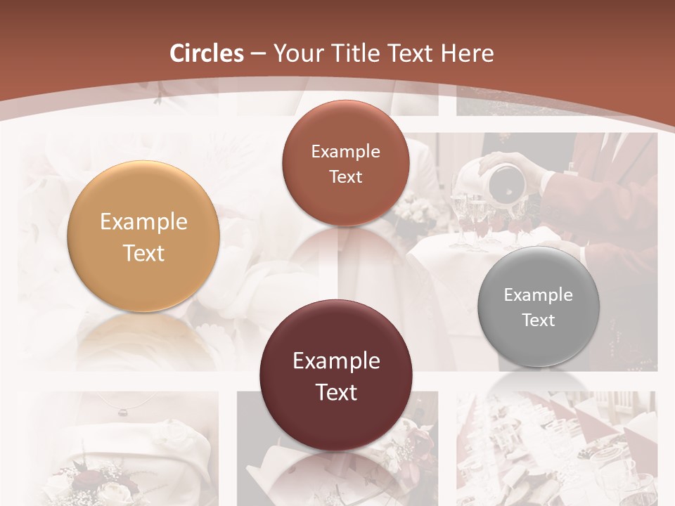 Champagne Veil Pearl PowerPoint Template